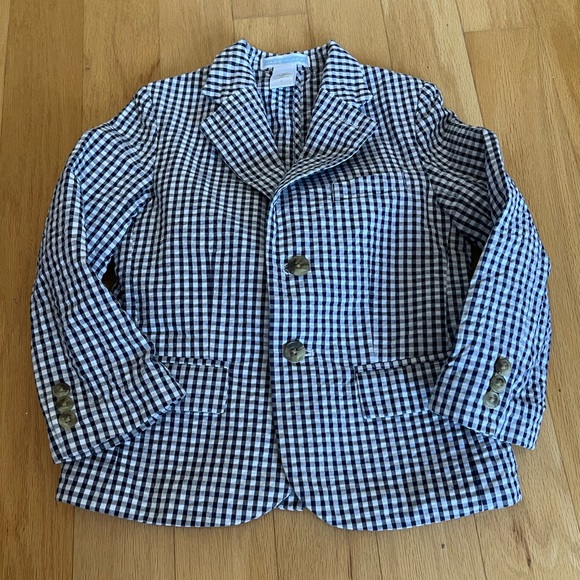 Janie and Jack Seersucker Blazer - Picture 3 of 8